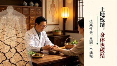 土地怎么板结，身体就怎么“痹”——道理一模一样