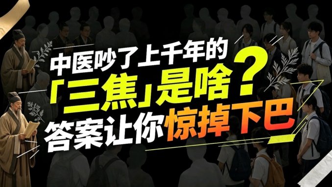 中医吵了上千年的“三焦”是啥？答案让你惊掉下巴
