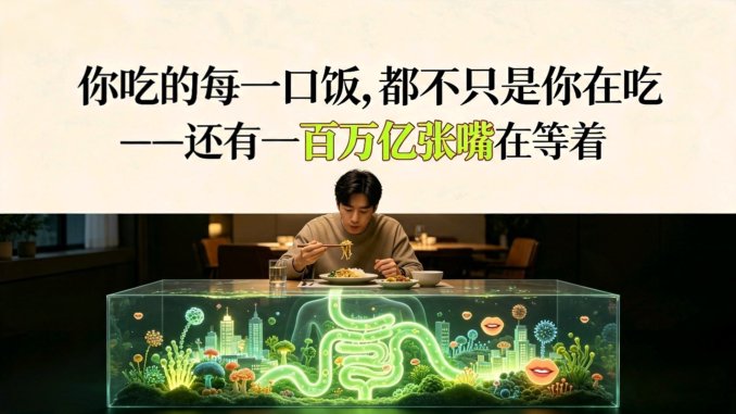 你吃的每一口饭，都不只是你在吃——还有一百万亿张嘴在等着