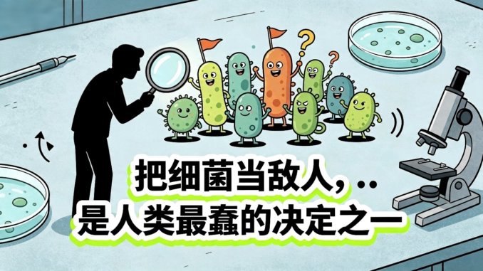 把细菌当敌人，是人类最蠢的决定之一