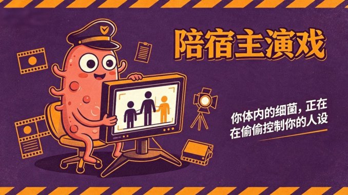 “陪宿主演戏”：你体内的细菌，正在偷偷控制你的人设