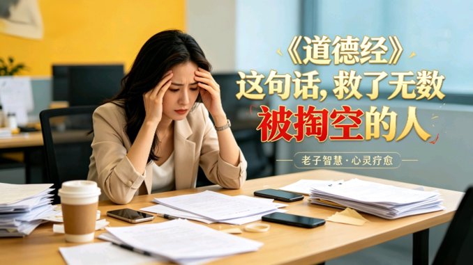 祸莫大于不知足：《道德经》这句话，救了无数被掏空的人