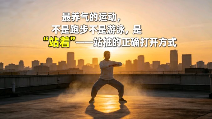 最养气的运动，不是跑步不是游泳，是“站着”——站桩的正确打开方式