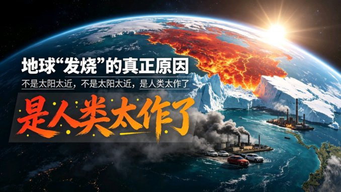 地球“发烧”的真正原因，不是太阳太近，是人类太作了