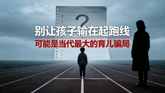 “别让孩子输在起跑线”，可能是当代最大的育儿骗局