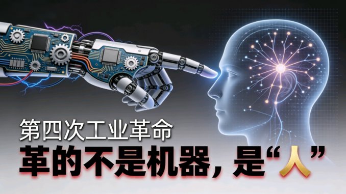 第四次工业革命，革的不是机器，是“人”