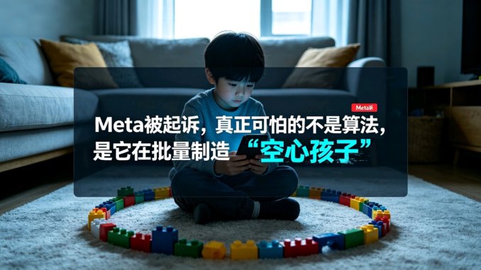 Meta被起诉，真正可怕的不是算法，是它在批量制造“空心孩子”