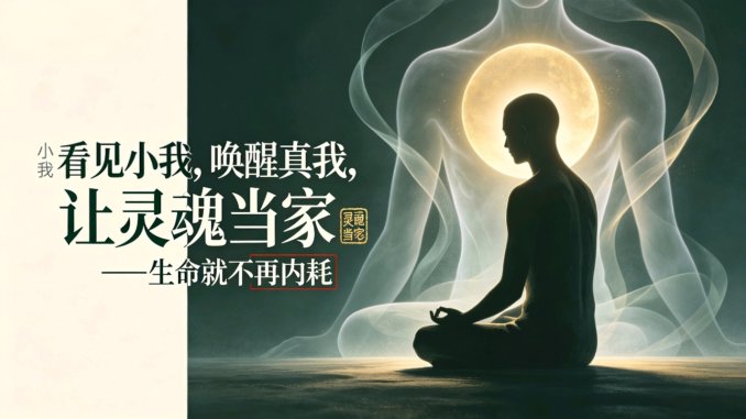 看见小我，唤醒真我，让灵魂当家——生命就不再内耗