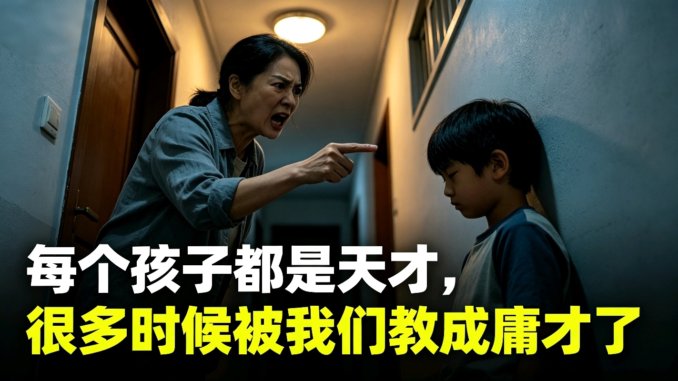 每个孩子都是天才，很多时候被我们教成庸才了