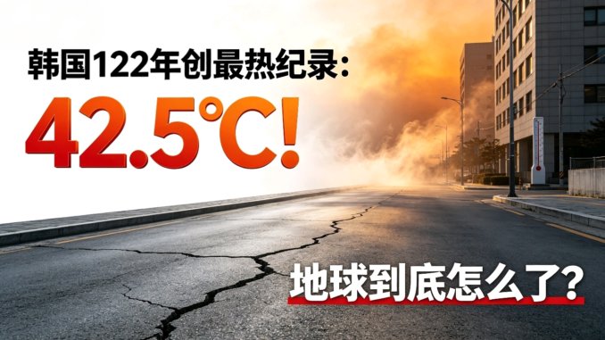 韩国122年创最热纪录：42.5℃！地球到底怎么了？