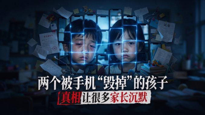 两个被手机“毁掉”的孩子，真相让很多家长沉默