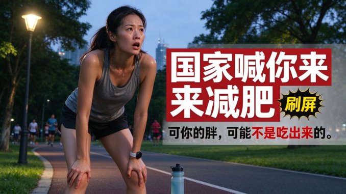 “国家喊你来减肥”刷屏，可你的胖，可能不是吃出来的