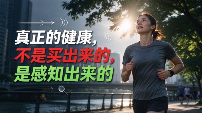 真正的健康，不是买出来的，是感知出来的