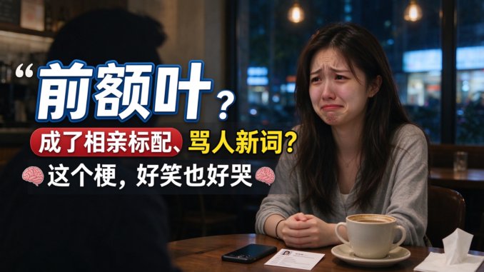 前额叶成了相亲标配、骂人新词？这个梗，好笑也好哭