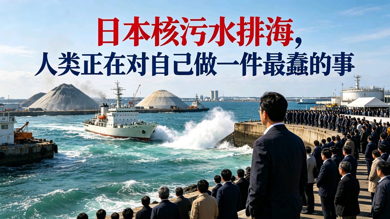 日本核污水排海，人类正在对自己做一件最蠢的事